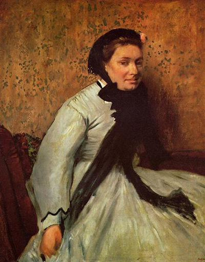 Portrait of a Lady in Grey Edgar Degas